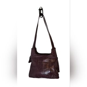 Vintage Canadian‎ Leather Soft Slouchy Shoulder Tote 90s Minimalist Structured